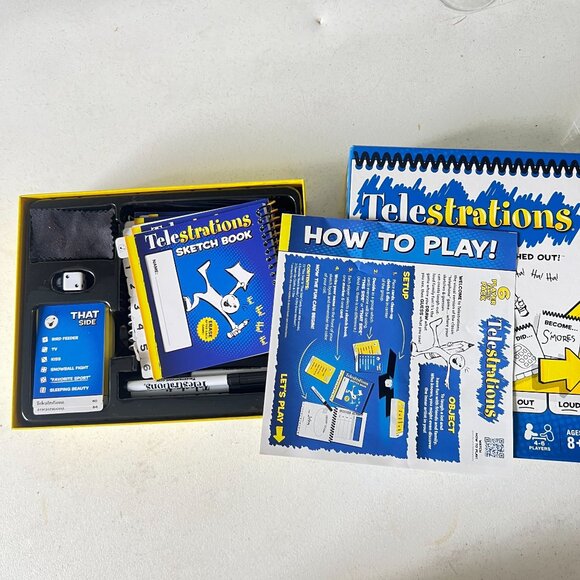 Telestrations Family Pack Game  6 Players  Ages 8+  Fun Sketch & Guess Game - Picture 3 of 5
